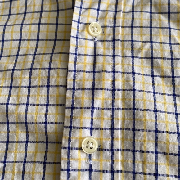 Ralph Lauren 100% cotton Custom Fit Long Sleeve Button Down Windowpane check - Picture 6 of 14